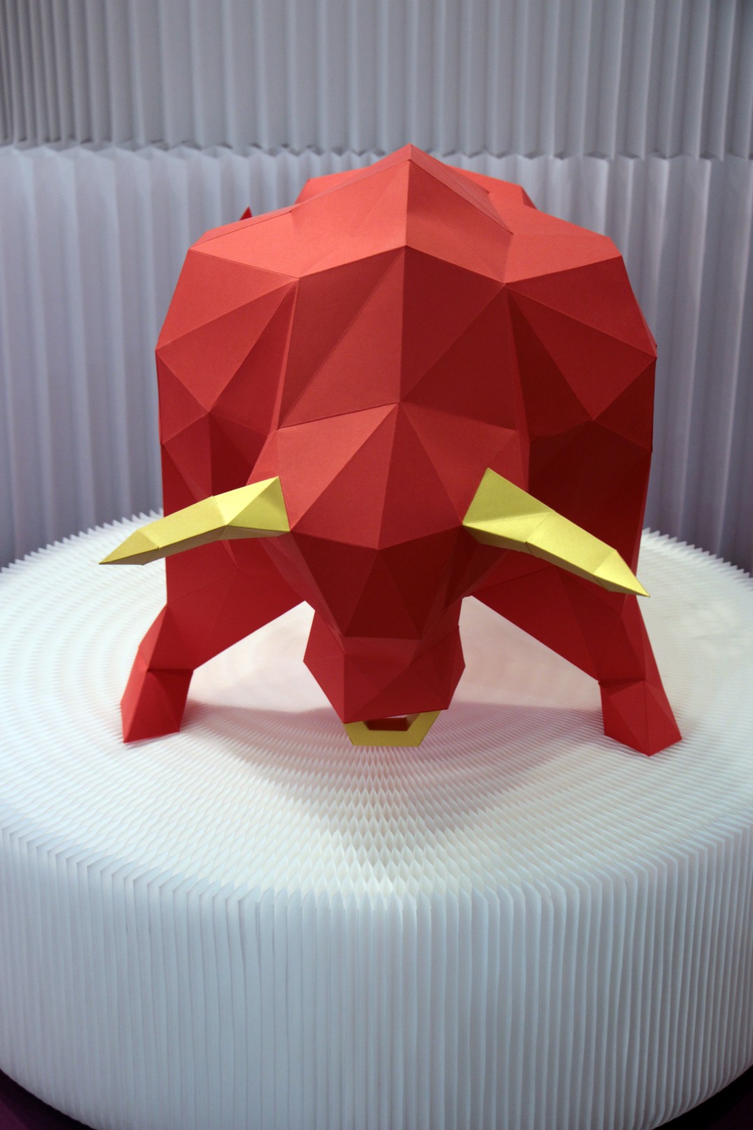 Papertrophy Papertrophy, des trophées de chasse en papier polygones - DKOmag
